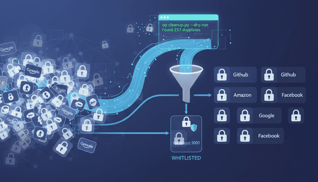 Cleaning Up Your 1Password Vault - An Automated Duplicate Remover